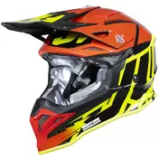 Moto Cross Enduro Мотошлем Just1 J39 Poseidon Fluo Yellow Red Black