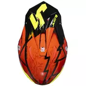 Moto Cross Enduro Мотошлем Just1 J39 Poseidon Fluo Yellow Red Black