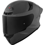 Kyt TT-REVO PLAIN Full Face Motorcycle Мотошлем GREY