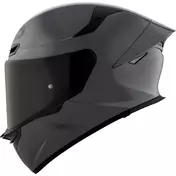 Kyt TT-REVO PLAIN Full Face Motorcycle Мотошлем GREY