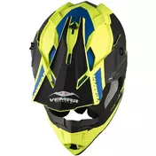 Moto Cross Enduro Мотошлем Vemar VH Taku Blade Yellow Fluo Black