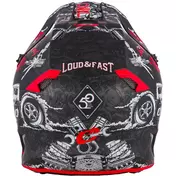 Cross Enduro Motorcycle Мотошлем Oneal 5Srs Polyacrylite HR V.22 Black Red