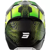 Motocross Enduro Мотошлем Shot FURIOUS APEX Black Yellow Gloss