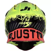 Moto Cross Enduro Мотошлем Just1 J38 MASK Black Red Fluo Yellow