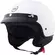 BHR 839 3 BUTTON Jet Motorcycle Мотошлем White