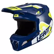 Leatt 3.5 JR V24 BLUE Motocross Мотошлем for Boys