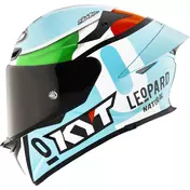 Kyt TT-REVO LEOPARD REPLICA TRICOLORE Full Face Motorcycle Мотошлем