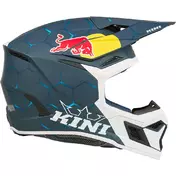 Motocross Мотошлем Kids Enduro Kini Red Bull MX3 1.0 Blue White