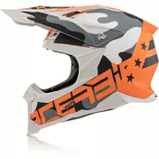 Cross Enduro Motorcycle Мотошлем in Acerbis Fiber X-RACER VTR Orange Gold