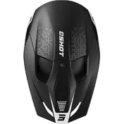 Motocross Enduro Мотошлем Shot FURIOUS DRAW White Black Matt