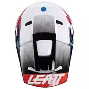 Leatt 2.5 V24 BLK/WHT White Moto Cross Мотошлем