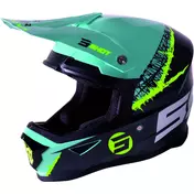 Moto Cross Enduro Мотошлем Shot Furios Storm Turquoise yellow