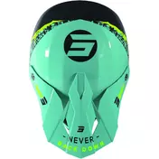 Moto Cross Enduro Мотошлем Shot Furios Storm Turquoise yellow