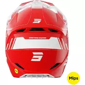 Motocross Enduro Мотошлем Shot RACE SPRINT Glossy Red