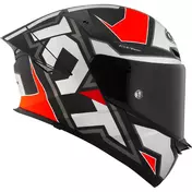 Kyt TT-REVO ELECTRON Full Face Motorcycle Мотошлем Matt Grey Red