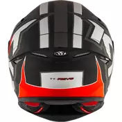 Kyt TT-REVO ELECTRON Full Face Motorcycle Мотошлем Matt Grey Red