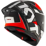 Kyt TT-REVO ELECTRON Full Face Motorcycle Мотошлем Matt Grey Red