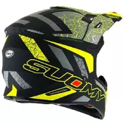 Suomy X-WING REEL Matt Fluo Yellow Cross Enduro Motorcycle Мотошлем