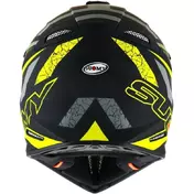 Suomy X-WING REEL Matt Fluo Yellow Cross Enduro Motorcycle Мотошлем