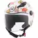 BHR 838 CHILDREN Animals White Jet Motorcycle Мотошлем