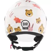 BHR 838 CHILDREN Animals White Jet Motorcycle Мотошлем