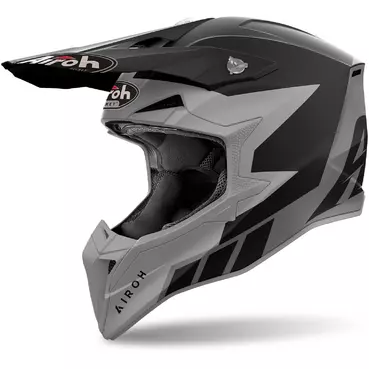 Airoh WRAAAP REALOADED Matt Anthracite Cross Enduro Motorcycle Мотошлем