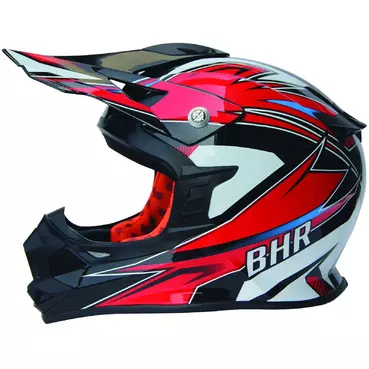 Moto Cross Enduro Мотошлем BHR 812 Off Road Speed Red