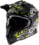Motocross Мотошлем Cross Enduro Child O'neal 2 Series Attack black Yellow