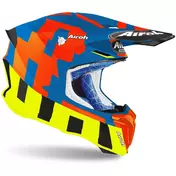 Moto Cross Enduro Мотошлем Airoh TWIST 2.0 Frame Light Blue Opaque
