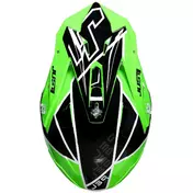 Moto Cross Enduro Мотошлем Just1 J39 Thruster Black White Fluo Green