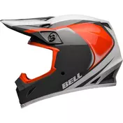 BELL MX-9 MIPS DART Charcoal Orange Moto Cross Enduro Мотошлем