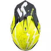 Moto Cross Enduro Мотошлем Just1 J39 Poseidon Fluo Yellow Black White