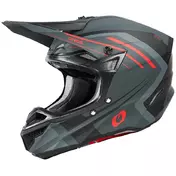 Oneal 5SRS Polyacrylite Spyke Enduro cross motorcycle Мотошлем Gray Red