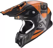 Moto Cross Enduro Scorpion VX-16 Air MACH Мотошлем Matte Black Orange