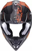 Moto Cross Enduro Scorpion VX-16 Air MACH Мотошлем Matte Black Orange