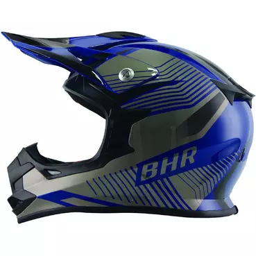 Moto Cross Enduro Мотошлем BHR 812 Off Road Blast Blue