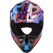 Cross Enduro Motorcycle Мотошлем Off Road Ls2 MX700 Subverter Evo GAMMAX Red Blue
