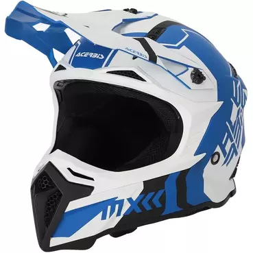 Acerbis PROFILE 5 Cross Enduro Motorcycle Мотошлем White Blue