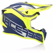 Acerbis LINEAR Cross Enduro Motorcycle Мотошлем Yellow Blue Opaque