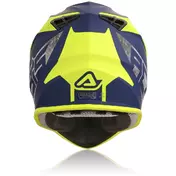 Acerbis LINEAR Cross Enduro Motorcycle Мотошлем Yellow Blue Opaque