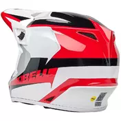 Bell MX-9 MIPS RIFT Motocross Enduro Мотошлем Red White Gloss