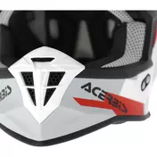 Acerbis LINEAR 2206 White Grey Cross Motorcycle Мотошлем
