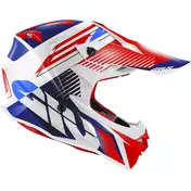 Givi 60.1 FRESH Cross Enduro Motorcycle Мотошлем Red Blue White