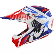 Givi 60.1 FRESH Cross Enduro Motorcycle Мотошлем Red Blue White