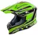 Moto Cross Enduro Мотошлем One Racing Tiger Green-Black New
