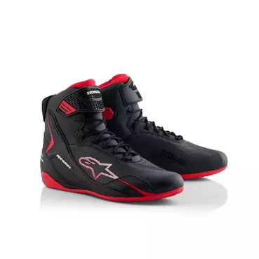 Alpinestars Honda Faster 4 мотоботы Black Red Красный