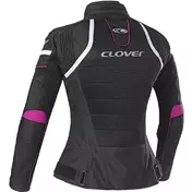 Clover RAINJET 2 LADY WP MESH Women's Motorcycle мотокуртка Black White Fuchsia