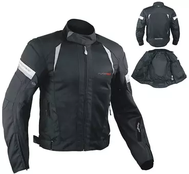 Moto мотокуртка Fabric A-Pro Summer Black Perforated Eolo