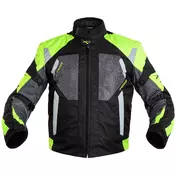 Motorcycle мотокуртка in A-Pro Summer Perforated Scirocco Fabric with Removable Black Yellow Menbrana
