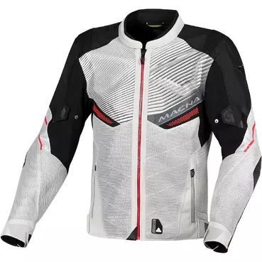 Macna Foxter Light Grey Black Motorcycle мотокуртка
